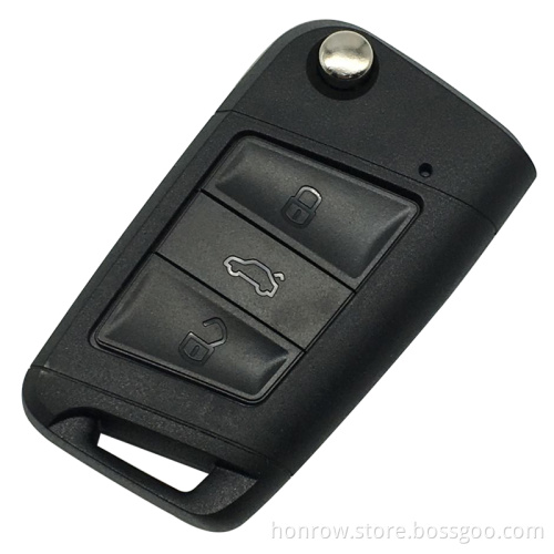 High Quality VW 3 button remote key shell for skoda octavia key